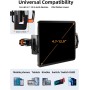 Wurycia Soporte Tablet Coche, Soporte Coche Reposacabezas, Soporte iPad Coche, Accesorios Coche para Teléfono/Tablet