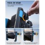 Lamicall Soporte Móvil Bicicleta, Soporte Movil Moto - [1S Bloqueo] 360° Rotación, Estable & Seguro, Colocación y Extracción