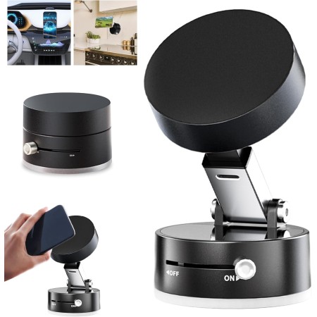 Soporte movil Coche, Soporte magnetico movil actualizado, Plegable y portátil, fácil de Usar y Duradero, versátil, se Puede