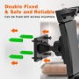 Soporte Tablet Pared, Tendak Soporte iPad Pared con Base Metálica Resistente, Universal Soporte Tablet para Tablet de 4,7 a 12.9