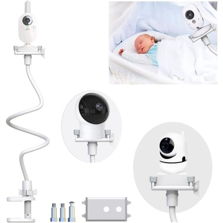 Soporte Universal para Cámara de Vigilabebes con Palo Flexible para Fijarla, flexible para la habitación de los niños,