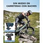 Babacom Soporte Movil Moto 360° Rotación, Cerradura 1s y Protección Segura Soporte Movil Bicicleta para Manillar de 0.71-1.4"