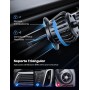 Lamicall Soporte Móvil Coche para MagSafe - [20X N52 Imanes] 360° Rotación, Gancho Metálico, Soporte Magnetico Móvil con Anillo