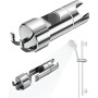 Soporte de Ducha, Soporte de ducha para barra deslizante ajustable 19-25 mm, soporte de ducha sin taladrar para barra