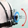 TECHZOCO Soporte para teléfono móvil con arnés, Soporte de Pecho Ajustable para Smartphone, Soporte móvil Pecho, Apto para