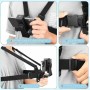 TECHZOCO Soporte para teléfono móvil con arnés, Soporte de Pecho Ajustable para Smartphone, Soporte móvil Pecho, Apto para