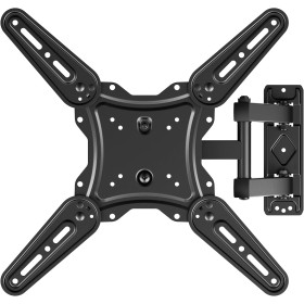 GRIFEMA Soporte TV Pared para 26-65", Soporte Television Giratorio Inclinable Extensible, Máx VESA 400x400mm, Carga Máx 35kg,
