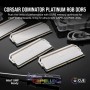 Corsair DOMINATOR PLATINUM RGB DDR5 32GB (2 x 16 GB) 5200MHz C40 Memoria per Desktop (Regulación de voltaje integrada,