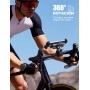 JOYROOM Soporte Movil Moto-[2025 Varilla Metal][160 km/h Protección Golpes] Soporte Movil Bicicleta, Universal Porta Movil Moto