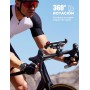 JOYROOM Soporte Movil Moto-[2025 Varilla Metal][160 km/h Protección Golpes] Soporte Movil Bicicleta, Universal Porta Movil Moto