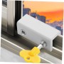 DOITOOL bloqueo de ventana voltear mecanismo Gancho principal cierre door lock rejas de seguridad para ventanas barra de