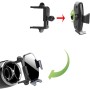 ICAILIN Soporte movil Coche,Soporte para teléfono móvil ventilado Circular para Coche Gravedad automática Ajustable para