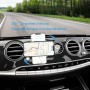 ICAILIN Soporte movil Coche,Soporte para teléfono móvil ventilado Circular para Coche Gravedad automática Ajustable para