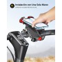 Mohard Soporte Móvil Bicicleta, Antivibración Soporte Movil Moto Rotación de 360°, [Bloqueo con un Botón] Suporte Telemóvel Moto