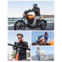 Mohard Soporte Móvil Bicicleta, Antivibración Soporte Movil Moto Rotación de 360°, [Bloqueo con un Botón] Suporte Telemóvel Moto