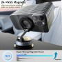 CloudValley Soporte Móvil Coche para MagSafe, [Potente Ventosa] Soporte Teléfono Coche, [360° Rotación] Soporte Magnetico Movil