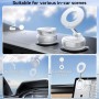 CloudValley Soporte Móvil Coche para MagSafe, [Potente Ventosa] Soporte Teléfono Coche, [360° Rotación] Soporte Magnetico Movil