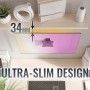 RICOO Soporte Monitor Pared Fijo Plano Delgado Pantalla PC de 13-29" (33-74cm) N0611 Universal para monitores LED/LCD/TFT VESA