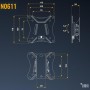 RICOO Soporte Monitor Pared Fijo Plano Delgado Pantalla PC de 13-29" (33-74cm) N0611 Universal para monitores LED/LCD/TFT VESA