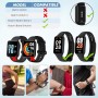Xisair 3 Piezas Correa Compatible Con Redmi Smart Band 2 / Xiaomi Smart Band 8 Active - Pulsera Deportiva de Silicona Para Band