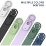 Wanme Funda Samsung Galaxy SmartTag2, Fundas Protectora Ligera de Silicona Suave con Llavero, Anti-Pérdida Resistente al Agua y