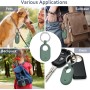 Wanme Funda Samsung Galaxy SmartTag2, Fundas Protectora Ligera de Silicona Suave con Llavero, Anti-Pérdida Resistente al Agua y