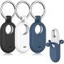 Wanme Funda Samsung Galaxy SmartTag2, Fundas Protectora Ligera de Silicona Suave con Llavero, Anti-Pérdida Resistente al Agua y