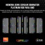 CORSAIR DOMINATOR PLATINUM RGB DDR5 32GB (2x16GB) DDR5 5200MHz CL40 AMD EXPO Intel XMP iCUE Memoria de Ordenador Compatible -