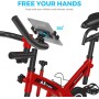 Soporte para tableta Spin Bike, soporte para iPad para teléfono, soporte para manillar de bicicleta estática, cinta de correr,