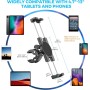 Soporte para tableta Spin Bike, soporte para iPad para teléfono, soporte para manillar de bicicleta estática, cinta de correr,