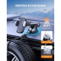 Mohard Soporte Movil Coche, [Nunca Caigas] Suporte Telemovel Carro Giratorio de 360°, Liberación con un Botón, Soporte Móvil