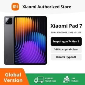 Xiaomi-Tablet Pad 7 Versión Global, Snapdragon 7 + Gen 3, octa-core, C