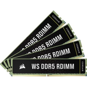 CORSAIR WS DDR5 ECC RDIMM 128GB (4x32GB) 5600MHz CL40 AMD Expo Intel XMP 3.0 Memoria para Estaciones de Trabajo - Negro