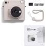 instax SQ1 Square Cámara instantánea automática, tamaño de Foto Cuadrado. Terracota Orange