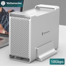 Yottamaster 2,5 "3,5" pulgadas RAID SSD caja 1/2 Bahía SATA HDD caja e