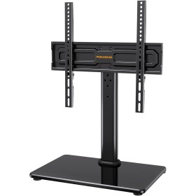 PERLEGEAR Soporte de TV Universal Giratorio para TV de 24-60 Pulgadas de hasta 45 kg, Soporte de TV de Sobremesa Ajustable en