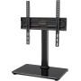 PERLEGEAR Soporte de TV Universal Giratorio para TV de 24-60 Pulgadas de hasta 45 kg, Soporte de TV de Sobremesa Ajustable en