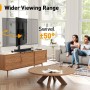 PERLEGEAR Soporte de TV Universal Giratorio para TV de 24-60 Pulgadas de hasta 45 kg, Soporte de TV de Sobremesa Ajustable en