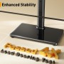 PERLEGEAR Soporte de TV Universal Giratorio para TV de 24-60 Pulgadas de hasta 45 kg, Soporte de TV de Sobremesa Ajustable en