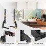 RFIVER - Base Universal para TV con Patas y Ajuste de Altura para la mayoría de televisores LCD o LED de Pantalla Plana de 32 a
