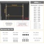 RFIVER - Base Universal para TV con Patas y Ajuste de Altura para la mayoría de televisores LCD o LED de Pantalla Plana de 32 a