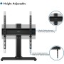 BONTEC Soporte TV Pie Universal para Pantalla de 26-55 Pulgadas de LED/LCD/Plasma/Curva/Plana, Soporte Pie TV con Solo Toque