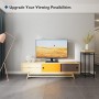 BONTEC Soporte TV Pie Universal para Pantalla de 26-55 Pulgadas de LED/LCD/Plasma/Curva/Plana, Soporte Pie TV con Solo Toque