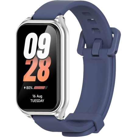 MIJOBS Silicona Suave Correa Compatible con Xiaomi Smart Band 8 Active Pulsera, Banda Deportiva Transpirable para Xiaomi Smart