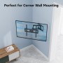 BONTEC Soporte TV Pared para Television LCD LED de 26 a 55 Pulgadas, Soporte Television Pared con Giro, Inclinación y Extensión