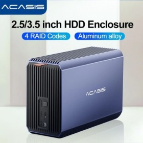 Acasis HDD Case Caja de almacenamiento SATA RAID Conjunto de estación 