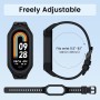 Neitra 3 Pack TPU Reloj Correas Compatible para Xiaomi Mi Smart Band 9/Mi Band 8/Mi Band 7/Mi Band 6,Pulsera de repuesto de TPU,