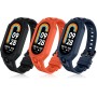Neitra 3 Pack TPU Reloj Correas Compatible para Xiaomi Mi Smart Band 9/Mi Band 8/Mi Band 7/Mi Band 6,Pulsera de repuesto de TPU,