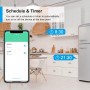 ANTELA Enchufe Inteligente WiFi 16A 3680W con Monitor de Energía, Compatible con Alexa y Google Home, Horarios y Temporizadores,