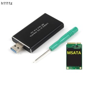 MSATA a USB 5Gbps USB 3,0 a mSATA SSD carcasa USB3.0 a mSATA adaptador